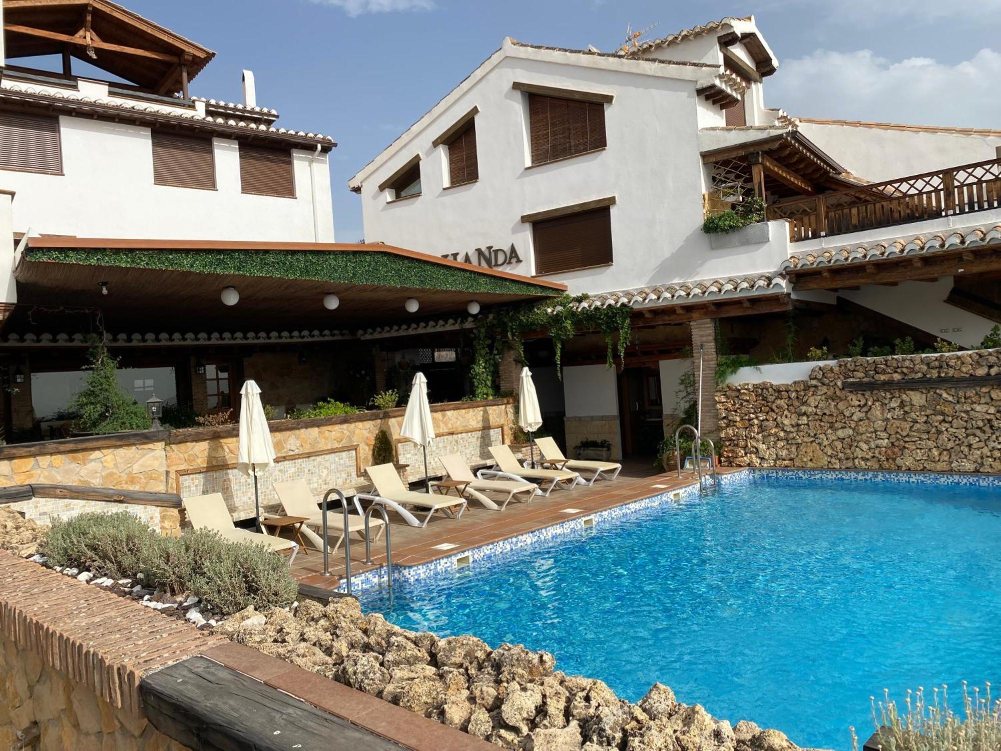 Alhanda Apartahotel Benamaurel Exterior foto